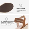 image:imageVepose Womens Wedge Sandals Platform Espadrilles Open Toe Ankle Strap Comfortable Dressy Summer Shoes for Daily Travel Casual 881Brown