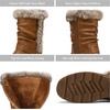 image:imageVepose Womens Winter Boots Mid Calf Warm Fuzzy Shoes960 Brown Pu