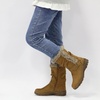 image:imageVepose Womens Winter Boots Mid Calf Warm Fuzzy Shoes960 Brown Suede