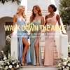 image:imageVepose Womens Rhinestone Kitten Heel Sandals Ankle Strap Heels  Square open toe crystal cluster adjustable buckle padded insole 28 in kitten heel wedding prom party dinnersSilver