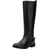 image:imageVepose Womens Knee High Riding Boots Low Heel Tall Boots with ZipperBlackriding 955