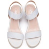 image:imageVepose Womens Open Toe Espadrille Wedge Sandals with Ankle Strap 881  Dressy casual slip on platform strappy sandals  cute casual summer shoes styling for daily weddings travelWhite