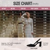 image:imageVepose Womens Slingback Pumps Closed Toe Chunky Block Heels  Soft square toe cushioned insole adjustable back strap and dressy casual styling for officetoevening outfitsBlack Suede