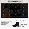 image:imageVepose Womens Chunky Platform Chelsea Ankle Boots Slip On Design  Comfortable dressy bootiesmemory foam insole and elastic side panelspolished styling for work and weekendsBlacknubuckclassic936