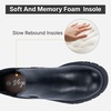 image:imageVepose Womens Chunky Platform Chelsea Ankle Boots Slip On Design  Comfortable dressy bootiesmemory foam insole and elastic side panelspolished styling for work and weekendsBlackclassic936