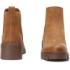 image:imageVepose Womens Chunky Platform Chelsea Ankle Boots Slip On Design  Comfortable dressy bootiesmemory foam insole and elastic side panelspolished styling for work and weekendsYellow Brownclassic936