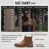 image:imageVepose Womens Chelsea Boots PullOn Lug Sole Low Heel Ankle Booties  Comfortable dressy bootiesmemory foam insole and elastic side panelspolished styling for work and weekendsWhisky