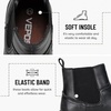 image:imageVepose Womens Chelsea Boots PullOn Lug Sole Low Heel Ankle Booties  Comfortable dressy bootiesmemory foam insole and elastic side panelspolished styling for work and weekendsBlack