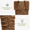 image:imageWomens Flat Knee High Boots with Slouch Shaft 942  Casual dress boot look softly slouched shaft round toe pairs with jeans leggings and skirtsSlouch Suede Boots942camel
