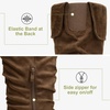 image:imageWomens Flat Knee High Boots with Slouch Shaft 942  Casual dress boot look softly slouched shaft round toe pairs with jeans leggings and skirtsSlouch Suede Boots942brown