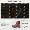 image:imageWomens Lace Up Combat Ankle Boots with Zipper and Lug Sole  Comfortable chunky low heel short booties memory foam cushioning round toe for casual workdays city walks fall outfitsMocha Brown
