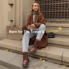 image:imageWomens Lace Up Combat Ankle Boots with Zipper and Lug Sole  Comfortable chunky low heel short booties memory foam cushioning round toe for casual workdays city walks fall outfitsMocha Brown