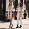 image:imageWomens Platform Chelsea Ankle Boots Chunky Block Heel Booties  Side elastic Inside zipper Lug sole Round toe Steady platform feel Comfort Casual Jeans Dresses OfficeBlack