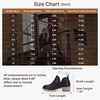 image:imageWomens Short Ankle Boots Low Heel Round Toe Western Booties  Comfortable westerninspired booties memory foam cushioning buckle side zip or perforated slipon design optionsPerforated Black Leather