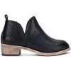 Perforated Black Leather