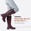 image:imageWomens Lace Up Platform Chunky Heel Knee High Combat Comfort Boots  Tall casual goth boots flat comfortable walking city styling party dresses jeans work sexy riding seampunkRed Pu