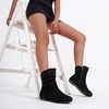 image:imageVepose Womens Slouch Ankle Boots Flat Low Heel Side Zip Booties 939ABlackzipper 939a