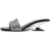 image:imageVepose Womens Peep Toe Rhinestone Slip On Formal Sexy Heel SandalsBlack Rhinestone