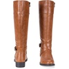 image:imageVepose Womens Knee High Riding Boots with Buckle and Inside ZipperBrown