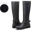 image:imageVepose Womens Knee High Riding Boots with Buckle and Inside ZipperGrey