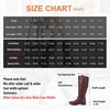 image:imageVepose Womens Knee High Riding Boots with Buckle and Inside ZipperRetro Coffee