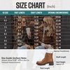 image:imageVepose Womens LaceUp Combat Ankle Boots with Chunky Platform HeelBrown Pu