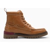 image:imageVepose Womens Moc Toe Ankle Combat Boots Lace Up Retro Low Heel BootiesCamel
