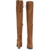 image:imageVepose Womens Suede Thigh High Tall Chunky Platform Over The Knee BootsCamel