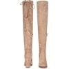 image:imageVepose Womens Suede Thigh High Tall Chunky Platform Over The Knee BootsSand