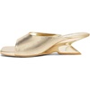 image:imageVepose Womens Square Open Toe Heeled Sandals Sculptural Low HeelsGold