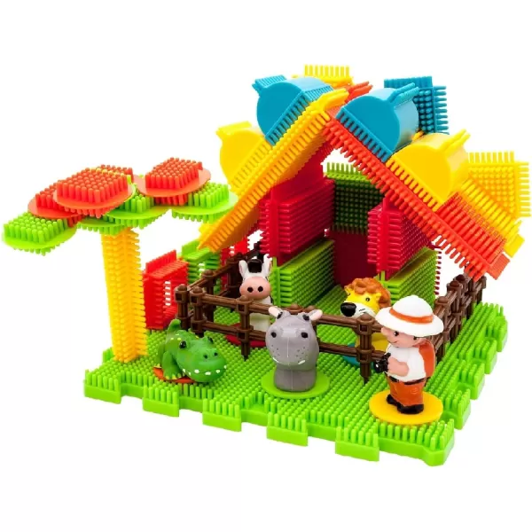 PicassoTiles Bristle Shape 3D Building Blocks Tiles FARMSAFARI Bristle Lock 3D BuildingLearning Playset STEM Toy Set Educational Kit Child Brain Development Preschool Kindergarten Toy for Age 3 amp UpPicassoTiles Bristle Shape 3D Building Blocks Tiles FARMSAFARI Bristle Lock 3D BuildingLearning Playset STEM Toy Set Educational Kit Child Brain Development Preschool Kindergarten Toy for Age 3 amp Up