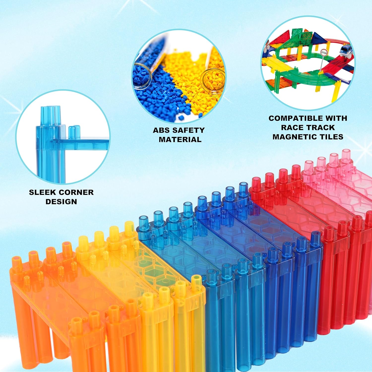 PicassoTiles 12 Piece Support Column Expansion Supporting Pack for Magnetic Race CarTrack Magnet Tile Building Block Construction Kit Education Toy Boys Girls STEM Puzzle Toy Kids Boy Girl Toddler 3PicassoTiles 12 Piece Support Column Expansion Supporting Pack for Magnetic Race CarTrack Magnet Tile Building Block Construction Kit Education Toy Boys Girls STEM Puzzle Toy Kids Boy Girl Toddler 3