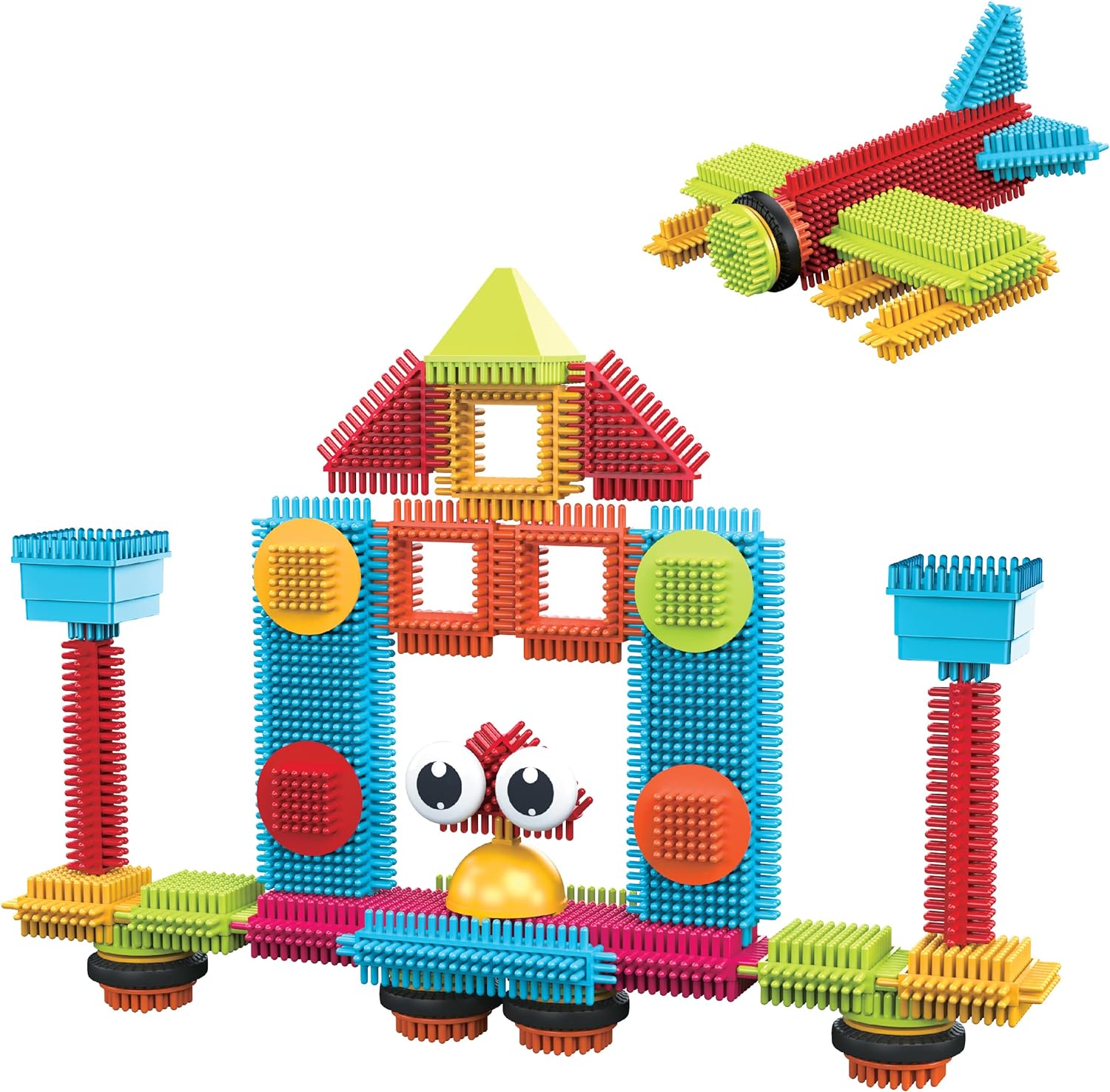 PicassoTiles Bristle Lock Building Blocks Hedgehog  Safari Theme 41pc Learning Playset None Magnetic STEM STEAM Educational Kit wIdeaBook Educational Kit Child Brain Development PreschoolPicassoTiles Bristle Lock Building Blocks Hedgehog  Safari Theme 41pc Learning Playset None Magnetic STEM STEAM Educational Kit wIdeaBook Educational Kit Child Brain Development Preschool