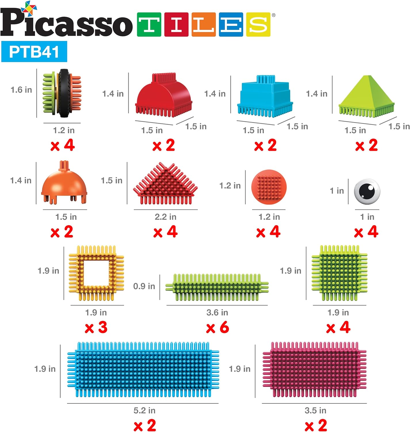 PicassoTiles Bristle Lock Building Blocks Hedgehog  Safari Theme 41pc Learning Playset None Magnetic STEM STEAM Educational Kit wIdeaBook Educational Kit Child Brain Development PreschoolPicassoTiles Bristle Lock Building Blocks Hedgehog  Safari Theme 41pc Learning Playset None Magnetic STEM STEAM Educational Kit wIdeaBook Educational Kit Child Brain Development Preschool