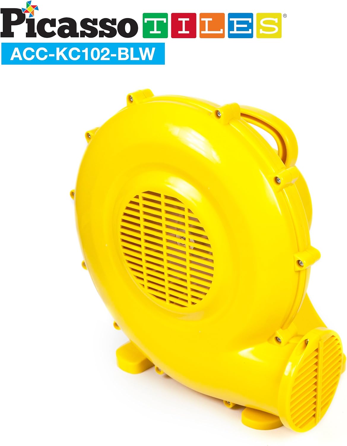 PicassoTiles ETL Certified Inflatable Bounce House Bouncy Castle 580 Watt Air Blower Pump Fan w 25ft Cable Length UL Certified GFCI Plug TopMounted Handle amp 4 Stakes for Bouncing House Jump SlidePicassoTiles ETL Certified Inflatable Bounce House Bouncy Castle 580 Watt Air Blower Pump Fan w 25ft Cable Length UL Certified GFCI Plug TopMounted Handle amp 4 Stakes for Bouncing House Jump Slide