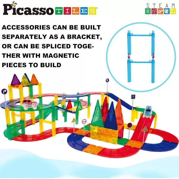 PicassoTiles 12 Piece Support Column Expansion Supporting Pack for Magnetic Race CarTrack Magnet Tile Building Block Construction Kit Education Toy Boys Girls STEM Puzzle Toy Kids Boy Girl Toddler 3PicassoTiles 12 Piece Support Column Expansion Supporting Pack for Magnetic Race CarTrack Magnet Tile Building Block Construction Kit Education Toy Boys Girls STEM Puzzle Toy Kids Boy Girl Toddler 3