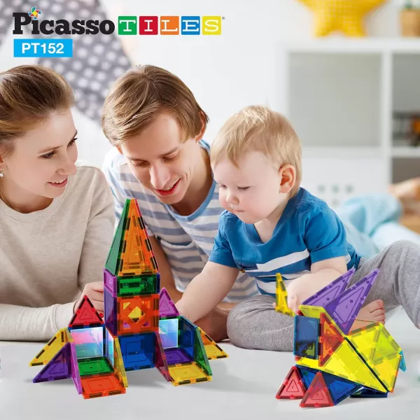 PicassoTiles 152pcs Magnet Tiles  Family Character Figure Set Creative Clear Magnet Building Blocks 4 Family Action Expansion Pack Educational Addon STEM Learning Kit Toys Pretend PlaysetPicassoTiles 152pcs Magnet Tiles  Family Character Figure Set Creative Clear Magnet Building Blocks 4 Family Action Expansion Pack Educational Addon STEM Learning Kit Toys Pretend Playset