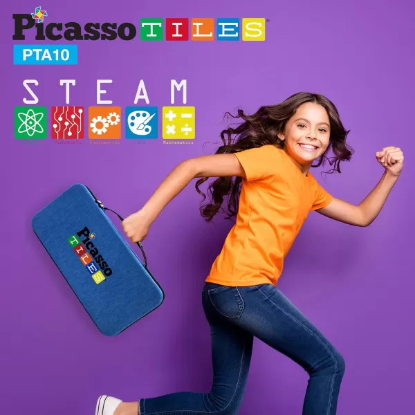 PicassoTiles 240pcs Bristle Shape Blocks  Portable Toy Carry Case 3D STEM Building Blocks Tiles Set Construction Learning Toy Magnetic Tiles Construction Blocks Travel BagEVA Storage Organizer BoxPicassoTiles 240pcs Bristle Shape Blocks  Portable Toy Carry Case 3D STEM Building Blocks Tiles Set Construction Learning Toy Magnetic Tiles Construction Blocks Travel BagEVA Storage Organizer Box