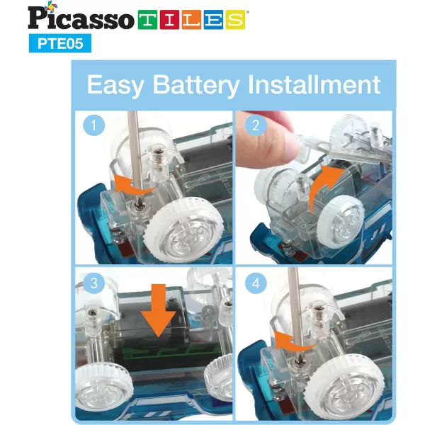 PicassoTiles 2pc Race Track Truck Cars  105pc Engineering Construction Set Swift Highly Detailed Cars Accessories Package Work with Magnetic Race Track wIdeaBook Power Drill Clickable RatchetPicassoTiles 2pc Race Track Truck Cars  105pc Engineering Construction Set Swift Highly Detailed Cars Accessories Package Work with Magnetic Race Track wIdeaBook Power Drill Clickable Ratchet