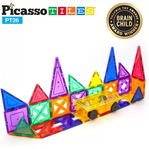 PicassoTiles 40pcs Magnetic Tile Clipin Window and Door Expansion Set Magnetic Block Addons Magnet Building Construction Toys STEM Education Learning Stacking Block Toddler Boys amp Girls26PC