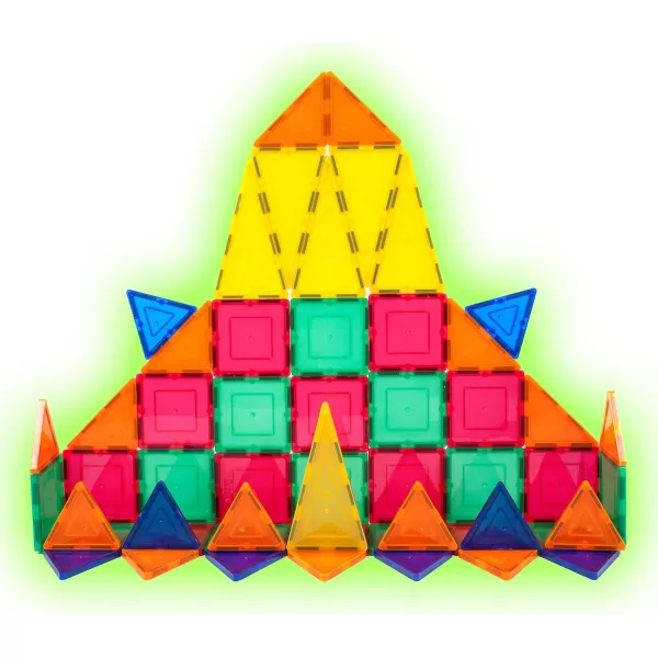 PicassoTiles 60pc Glow Magnetic Building Blocks  70pcs Marble Run Clear Magnetic 3D Building Blocks Construction Playboards Race Track Magnetic Block Tiles Brain Development HandEye CoordinationPicassoTiles 60pc Glow Magnetic Building Blocks  70pcs Marble Run Clear Magnetic 3D Building Blocks Construction Playboards Race Track Magnetic Block Tiles Brain Development HandEye Coordination