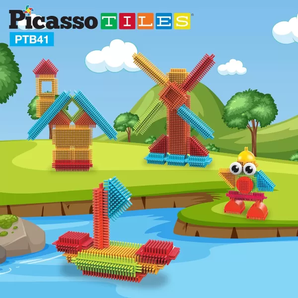 PicassoTiles Bristle Shape 3D Building Blocks Tiles 41pcs120pcs Hedgehog Bristle Lock Building Blocks Construction Toy Set wIdeaBook Learning Playset None Magnetic STEM STEAM Educational Kit ChildPicassoTiles Bristle Shape 3D Building Blocks Tiles 41pcs120pcs Hedgehog Bristle Lock Building Blocks Construction Toy Set wIdeaBook Learning Playset None Magnetic STEM STEAM Educational Kit Child