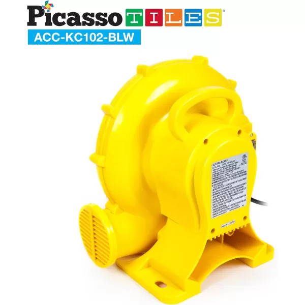 PicassoTiles ETL Certified Inflatable Bounce House Bouncy Castle 580 Watt Air Blower Pump Fan w 25ft Cable Length UL Certified GFCI Plug TopMounted Handle amp 4 Stakes for Bouncing House Jump SlidePicassoTiles ETL Certified Inflatable Bounce House Bouncy Castle 580 Watt Air Blower Pump Fan w 25ft Cable Length UL Certified GFCI Plug TopMounted Handle amp 4 Stakes for Bouncing House Jump Slide