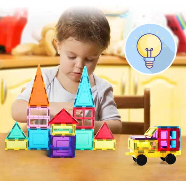 PicassoTiles Magnet Tile Building Blocks with Car Base Drawstring Storage Travel Bag Carry Case Magnetic Tiles Construction Toy STEM Learning Educational Kit Sensory Playset Preschool Kids 3 PC61PicassoTiles Magnet Tile Building Blocks with Car Base Drawstring Storage Travel Bag Carry Case Magnetic Tiles Construction Toy STEM Learning Educational Kit Sensory Playset Preschool Kids 3 PC61