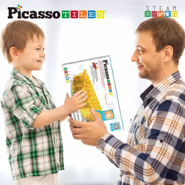 PicassoTiles Magnet Tile Motorized Car Base Self Turning Omnidirectional Truck with Light And Motor Playset Magnetic Tiles Construction Building Blocks Compatible STEM Learning Preschool Ages 3 PTU05PicassoTiles Magnet Tile Motorized Car Base Self Turning Omnidirectional Truck with Light And Motor Playset Magnetic Tiles Construction Building Blocks Compatible STEM Learning Preschool Ages 3 PTU05