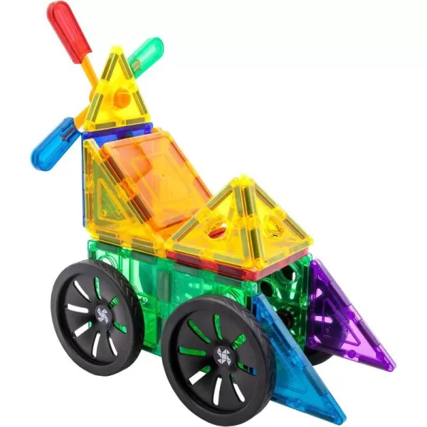 PicassoTiles 20 Piece Magnetic Building Blocks with Detachable Wheels and Windmill Clickin Inserts Magnet Construction Toy Car Set STEM Learning Kit Educational Playset Child Brain Development PT20RPicassoTiles 20 Piece Magnetic Building Blocks with Detachable Wheels and Windmill Clickin Inserts Magnet Construction Toy Car Set STEM Learning Kit Educational Playset Child Brain Development PT20R