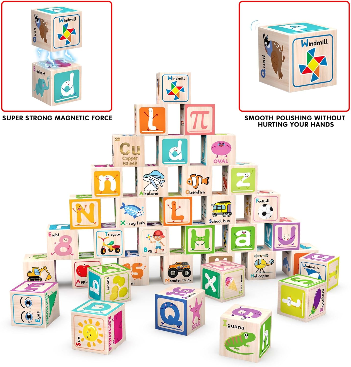 Magnetic Cubes 36 Piece Magnet Building Block Sensory Activity Center 1 Puzzle Cube 216 Pattern Early Education Toy Letter Alphabet Number Shape STEAM Learning Blocks Boy Girl Toddlers 3 MontessoriMagnetic Cubes 36 Piece Magnet Building Block Sensory Activity Center 1 Puzzle Cube 216 Pattern Early Education Toy Letter Alphabet Number Shape STEAM Learning Blocks Boy Girl Toddlers 3 Montessori