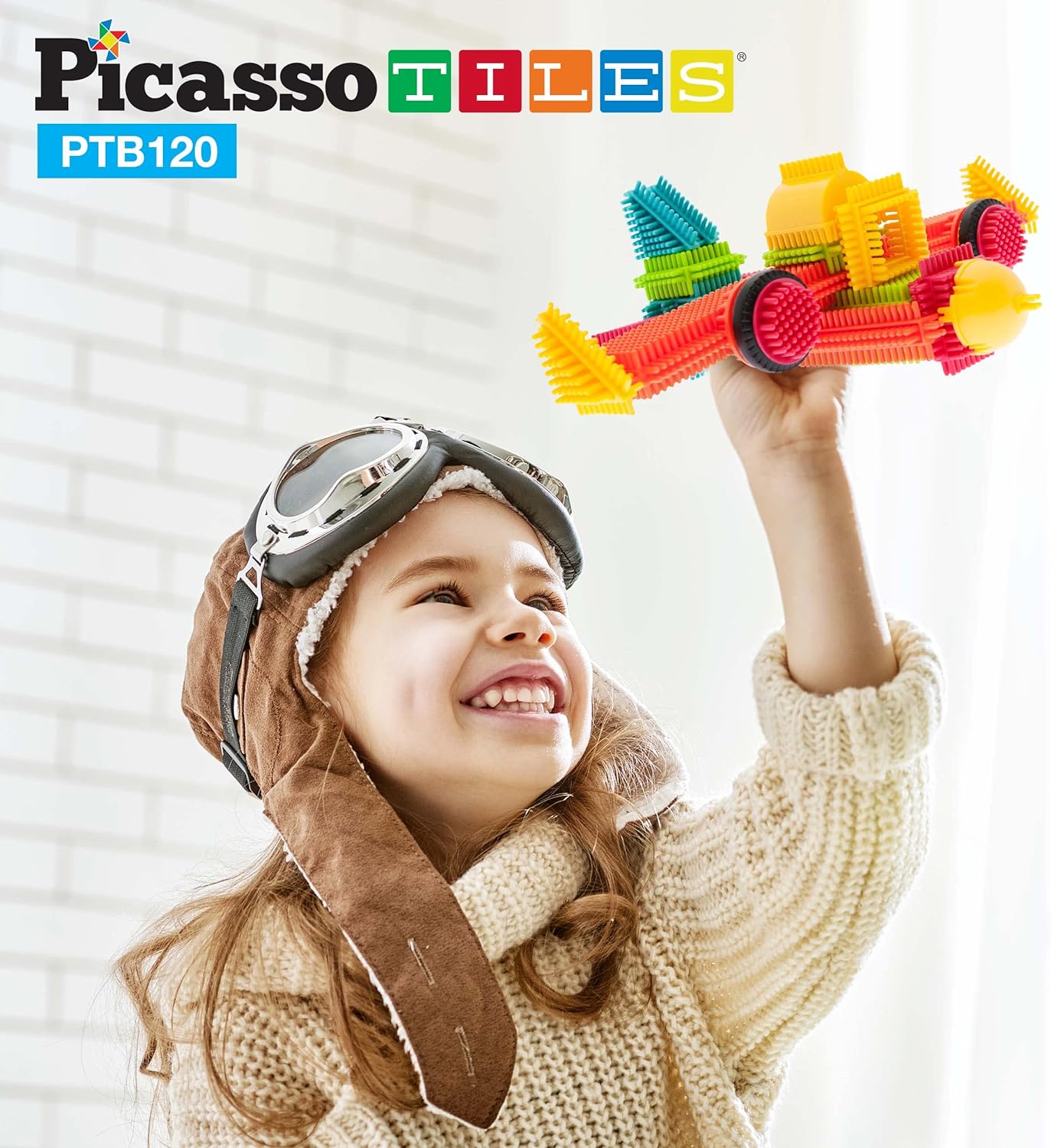 PicassoTiles 120PC  100PC Bristle Shape 3D Building Blocks Bundle Includes Farm Theme Construction Toy Set STEAM Learning amp Educational Sensory Playset for Preschool and Kindergarten Kids Ages 3PicassoTiles 120PC  100PC Bristle Shape 3D Building Blocks Bundle Includes Farm Theme Construction Toy Set STEAM Learning amp Educational Sensory Playset for Preschool and Kindergarten Kids Ages 3
