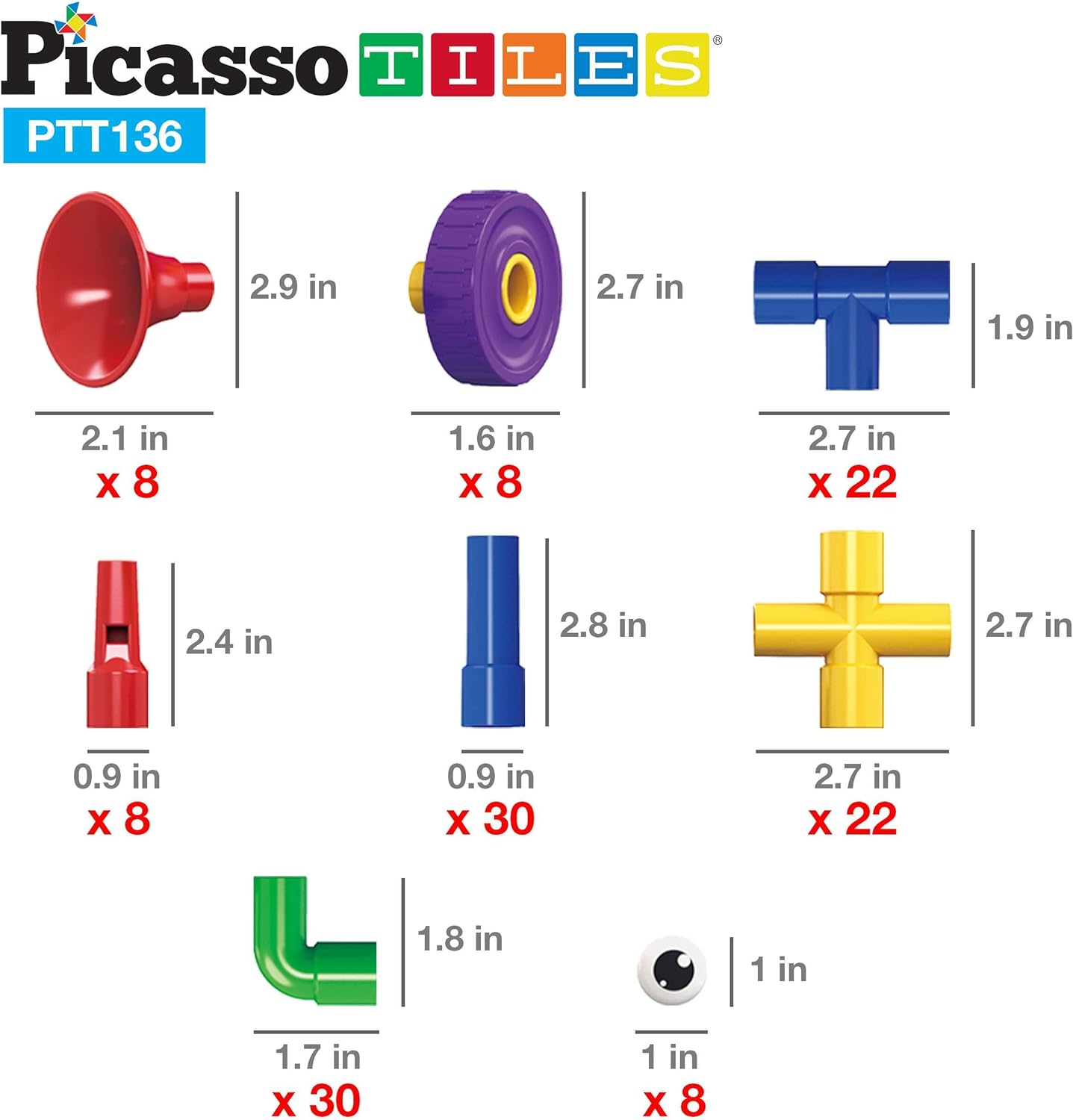 PicassoTiles 136pcs Tube Block Musical Pipes Puzzle  250pc Engineering Kit Tube Locks Pipeworks Construction Blocks wStorage Container Box Ideabook Flute Musical Kit Power Drill Clickable RatchetPicassoTiles 136pcs Tube Block Musical Pipes Puzzle  250pc Engineering Kit Tube Locks Pipeworks Construction Blocks wStorage Container Box Ideabook Flute Musical Kit Power Drill Clickable Ratchet