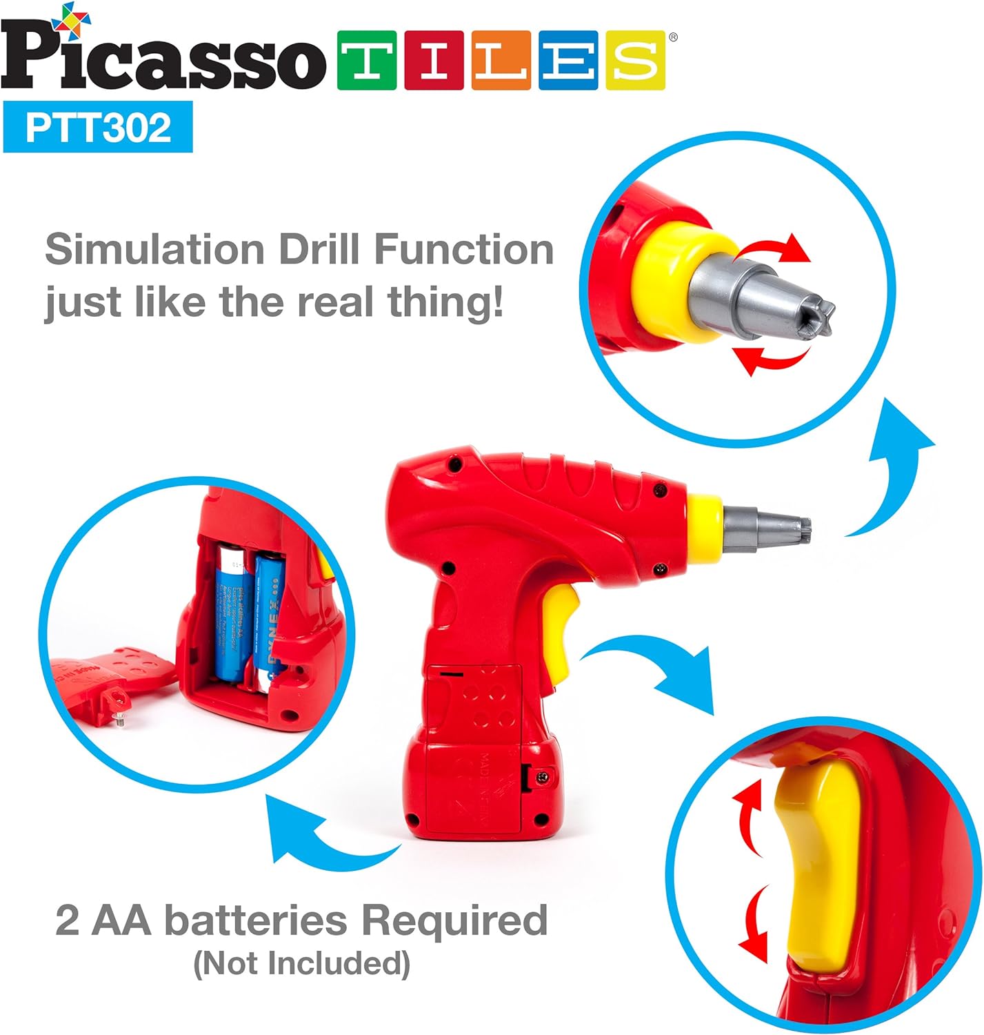 PicassoTiles 250 Piece Engineering Kit  LED TakeAPart Race Car Set Free IdeaBook 30pc Racing Car Power Drill Clickable Ratchet Engine Sound Mini Electric Power Tool Reversible Drill ScrewsPicassoTiles 250 Piece Engineering Kit  LED TakeAPart Race Car Set Free IdeaBook 30pc Racing Car Power Drill Clickable Ratchet Engine Sound Mini Electric Power Tool Reversible Drill Screws
